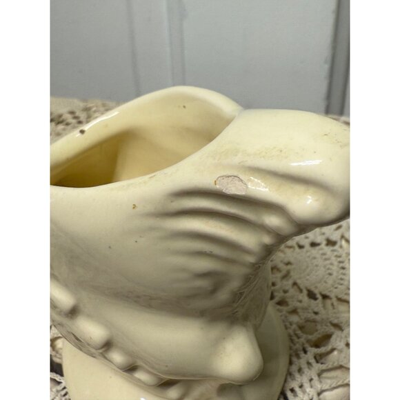Vintage 50"s Yellow Chicken Small Planter Vase Farmhouse. - Picture 7 of 12
